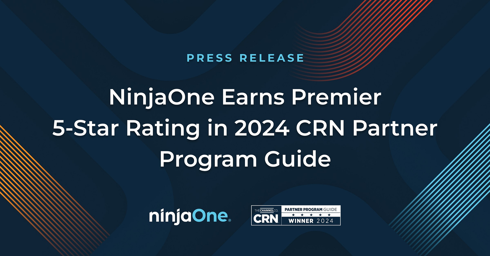 Press Release: NinjaOne® Earns Premier 5-Star Rating in 2024 CRN® Partner Program Guide